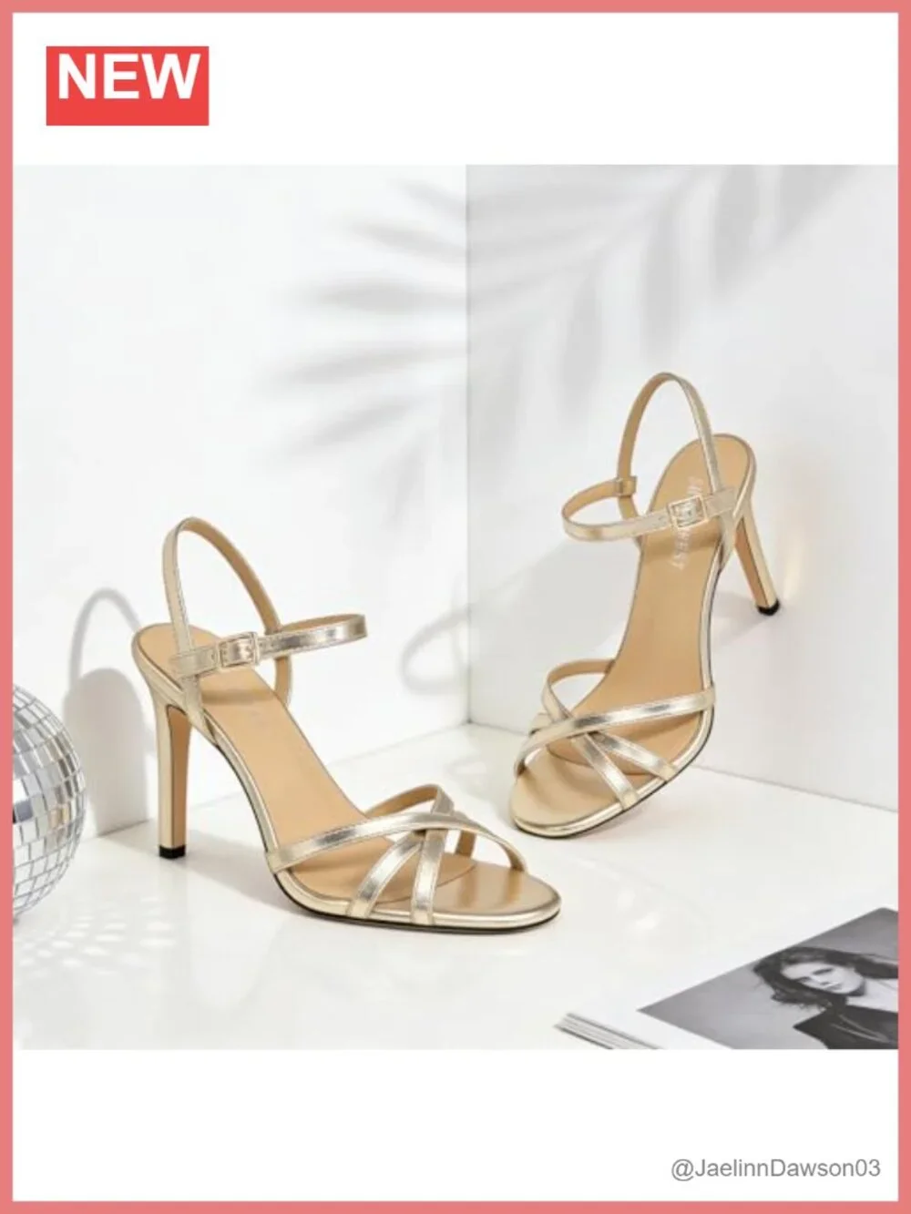 Faux Leather Strappy High Heel Sandals Open Toe Stiletto Slingback Ankle Strap